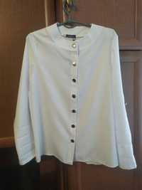 Біла блуза 46-48 повністю нова