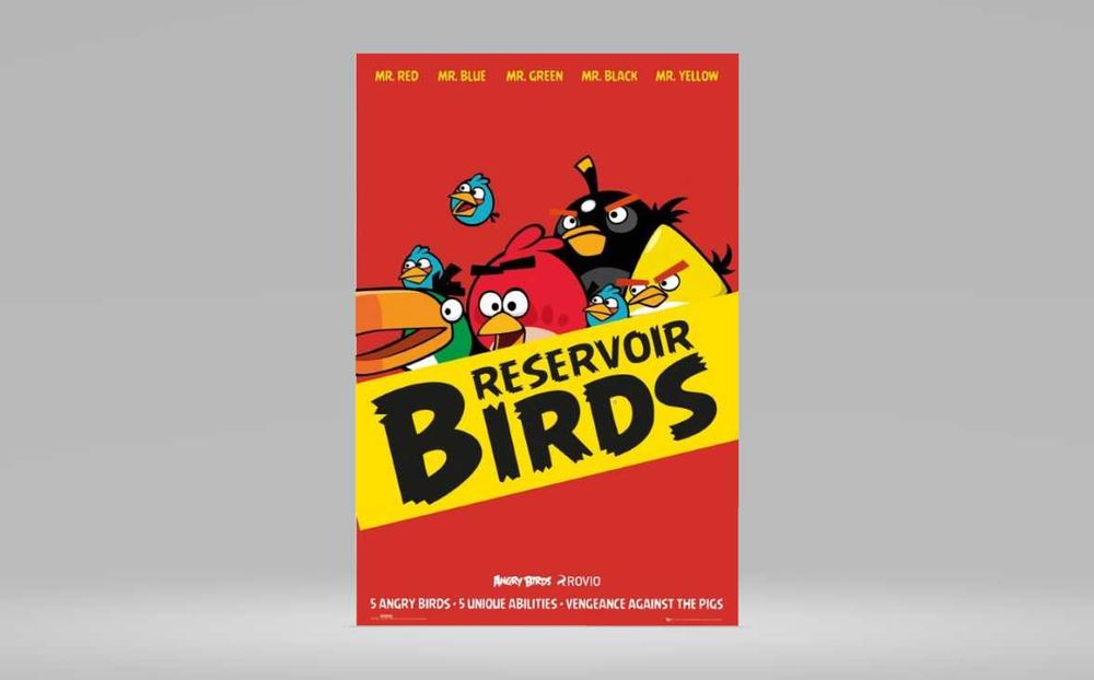 Angry Birds Reservoir Birds Plakat gamingowy 61x91,5 cm