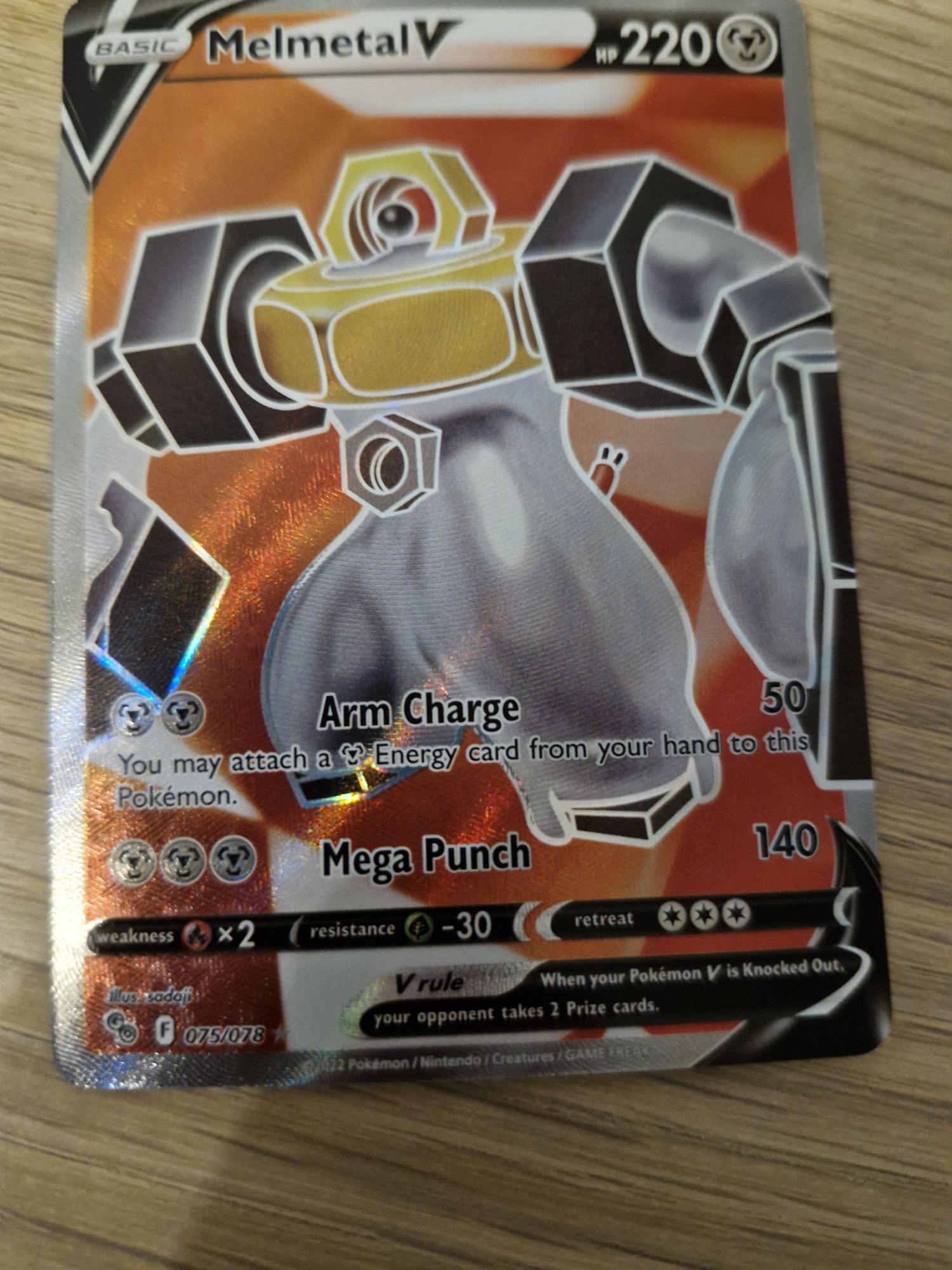Karta pokemon "Melmetal"V
