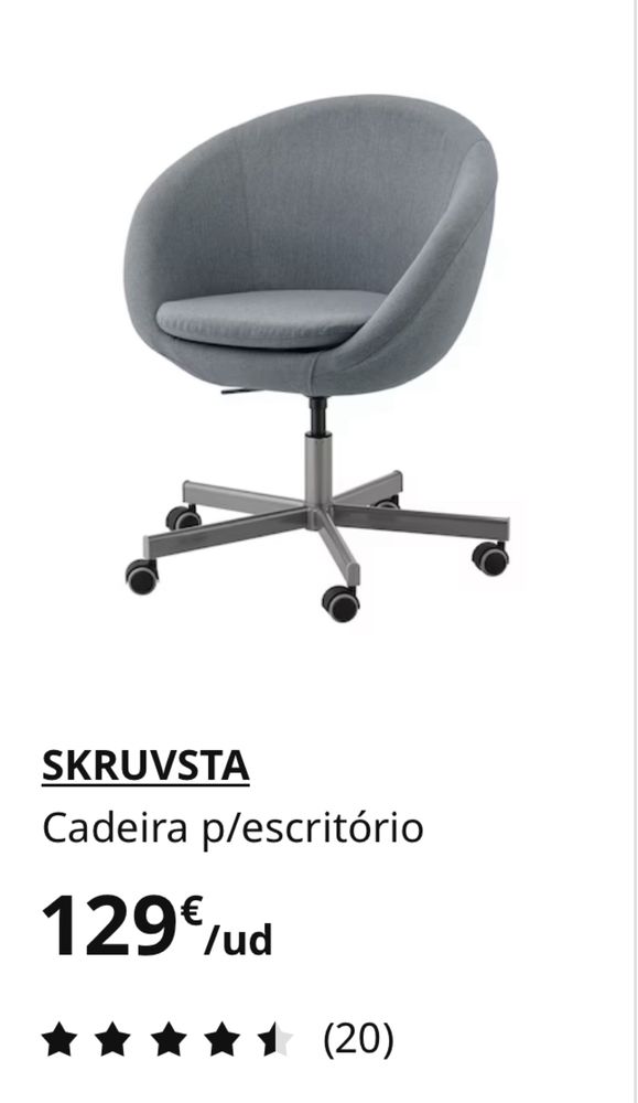 Cadeira Ikea Nova