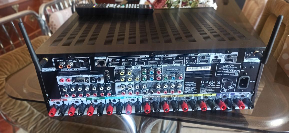Amplificador AV Denon AVC X4700h