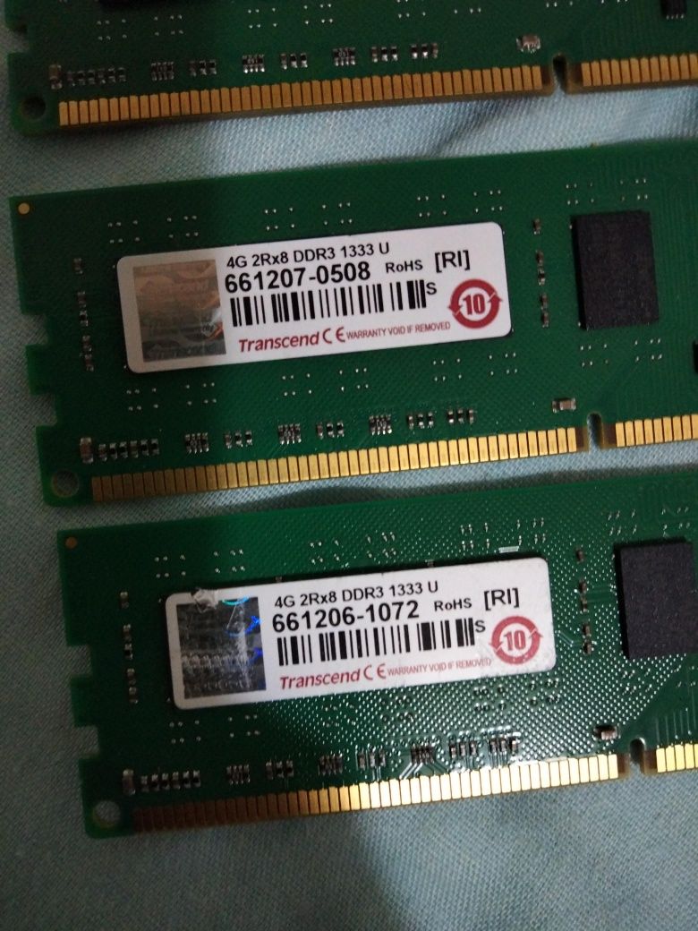 Memórias RAM DDR3 4gb 1333Mhz