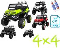 4x4 +12V 10ah buggy Koła EVA AUTO na akumulator Mercedes BENZ UNIMOG