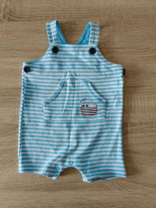 Bawełniane spodenki/ogrodniczki, rozm. 68