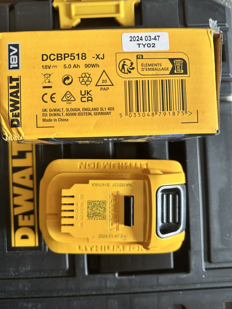 Akumulator Dewalt 5Ah 18V PowerStack Nowy