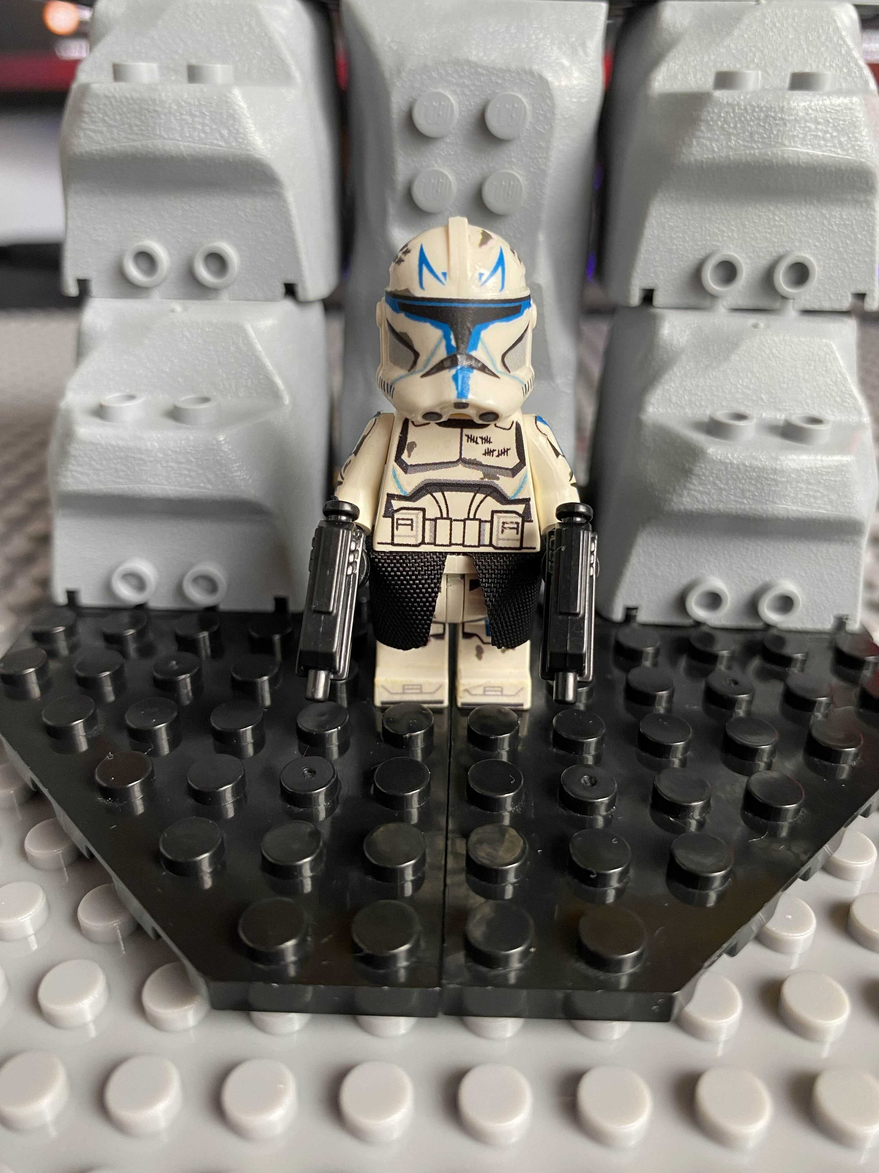 LEGO Star Wars Custom Clone Klon Captain Rex Battle Scared 501st