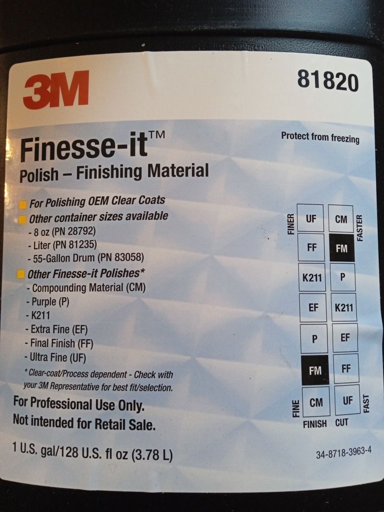 3M polerowanie pasta Made on USA mleczko Warszawą