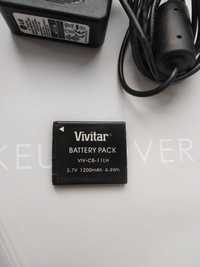 Новый аккумулятор Vivitar для фотоаппарата Canon Nikon и тд 1200мАч
