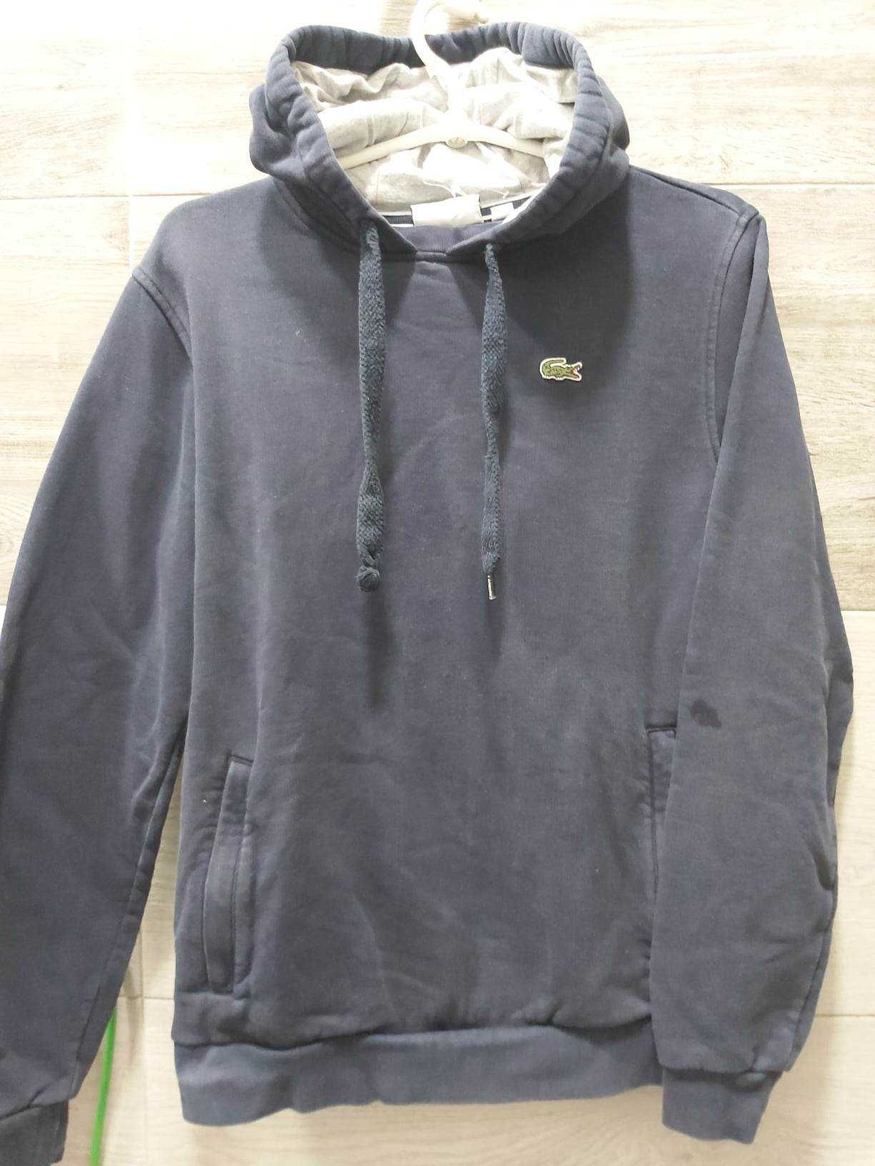 lacoste- sliczna bluza z kapturem  s