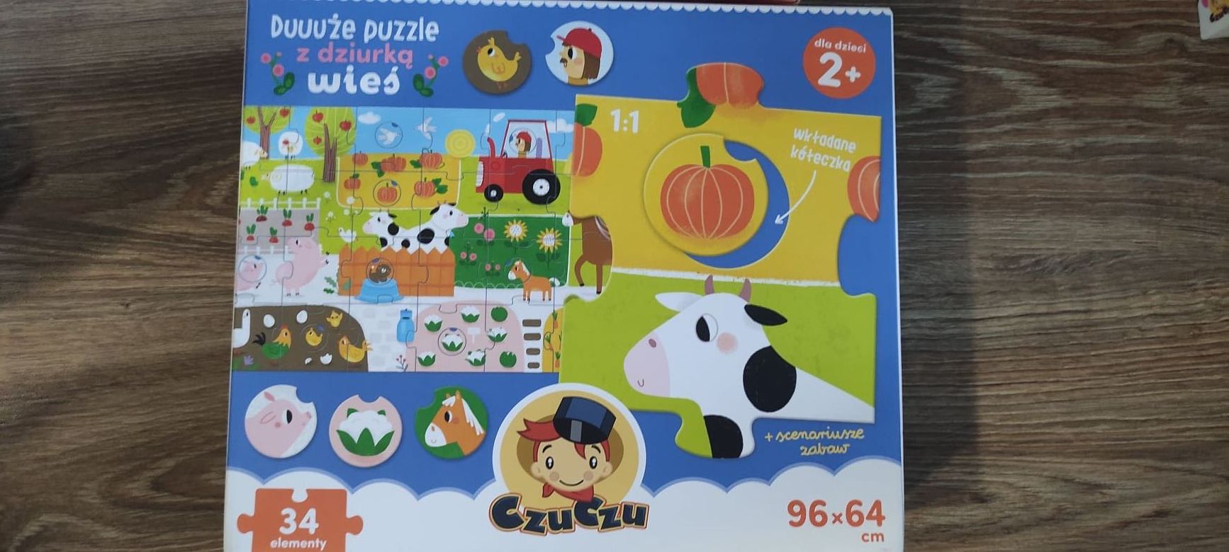 Czuczu puzzle z dziurka komplet