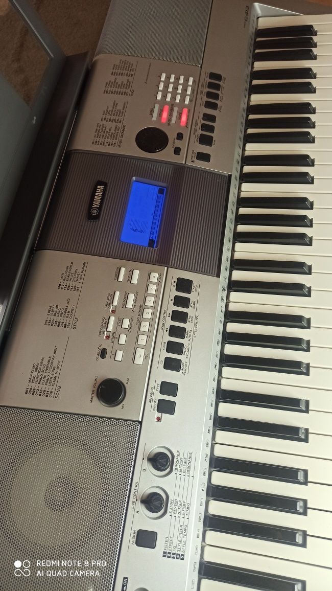 Yamaha PSR E 413 keyboard klawisze