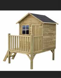 Drewniany domek ogrodowy Tomek dla dzieci