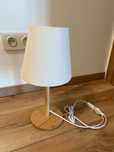 Lampa stołowa JULIUS Ś19xW39cm naturalny