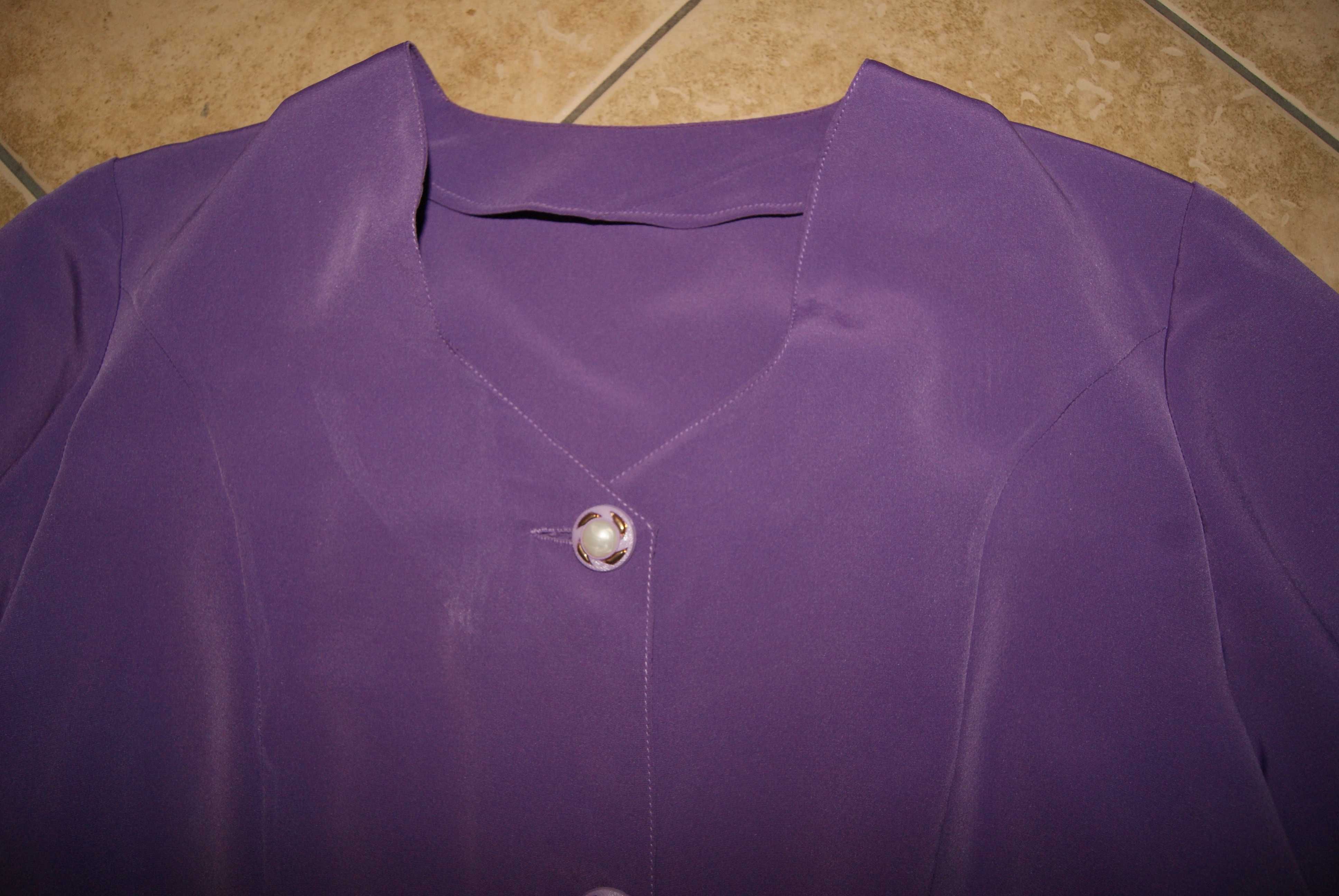 Kostium garsonka fioletowy rozmiar 40/42 L/XL