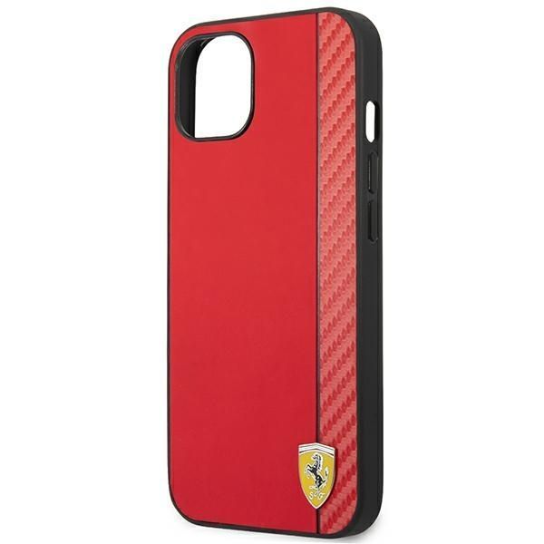 Etui Ferrari iPhone 14 Plus / 15 Plus 6.7" Czerwony Karbon