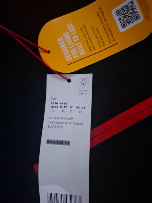 Wurth spodnie robocze performance 52rozmiar