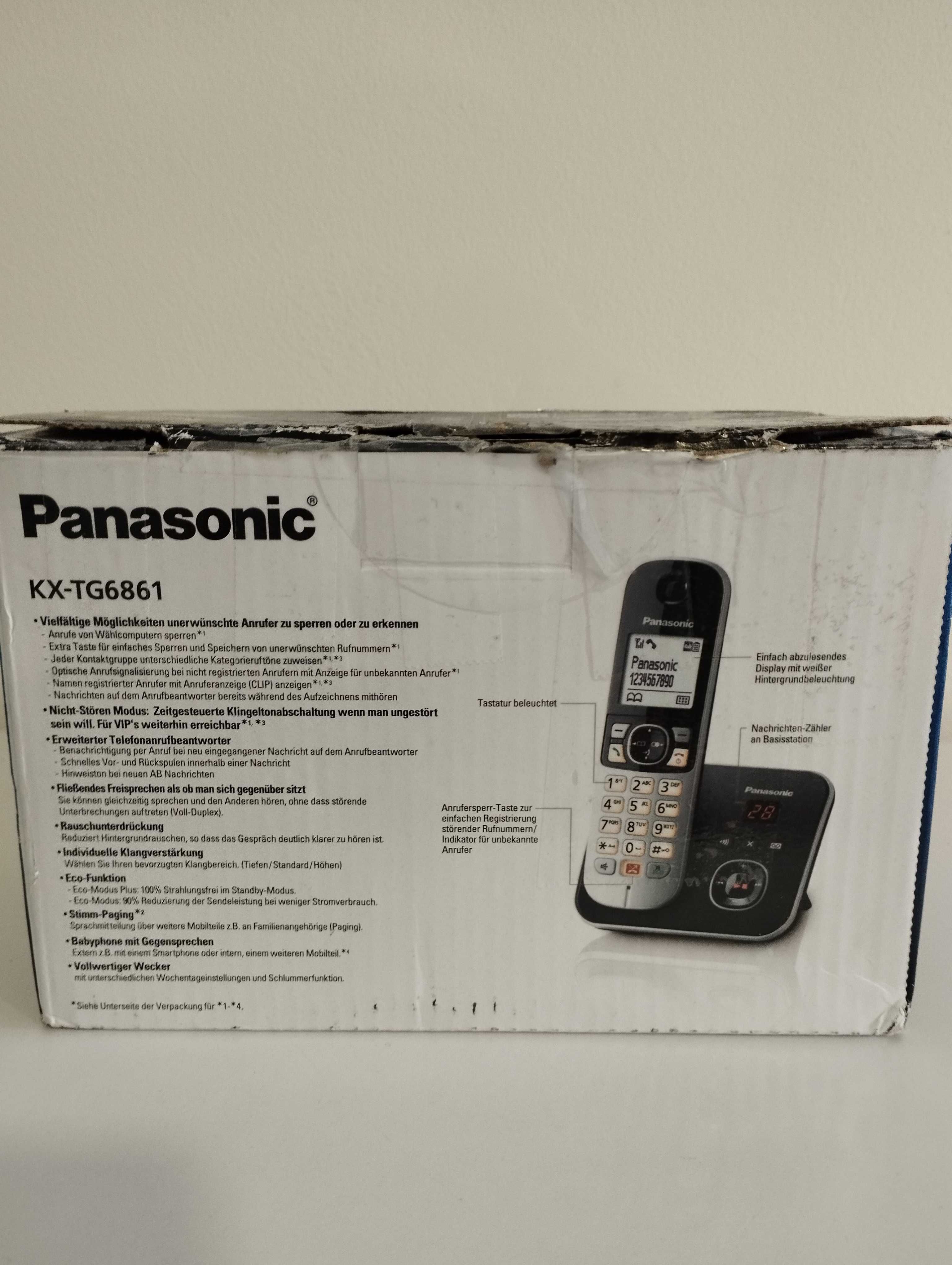 Telefon bezprzewodowy Panasonic KXTG6861GB