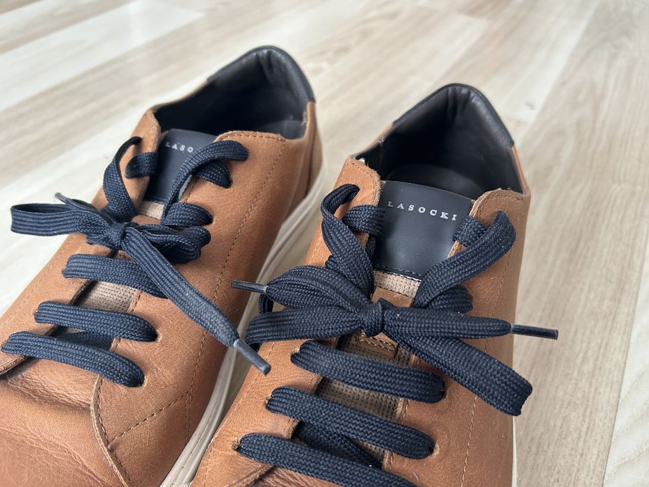 Buty skorzane trampki Lasocki rozmiar 44