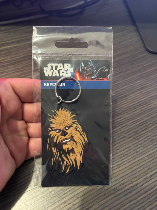 Porta-chaves STAR WARS Cabeça Chewbacca - Novo, Selado