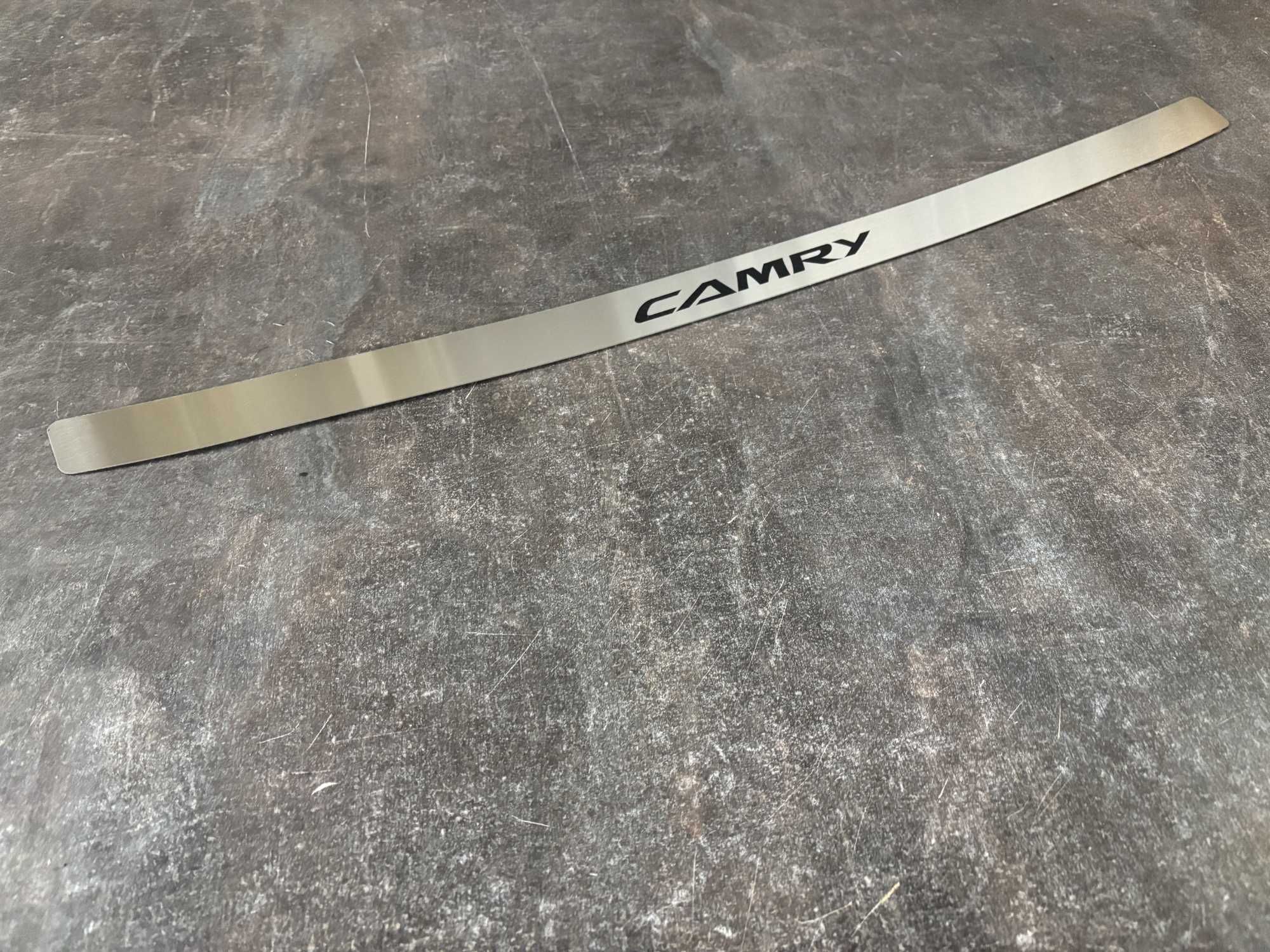 Накладка на задній бампер Toyota Camry 50 / 55 Нержавійка Хром