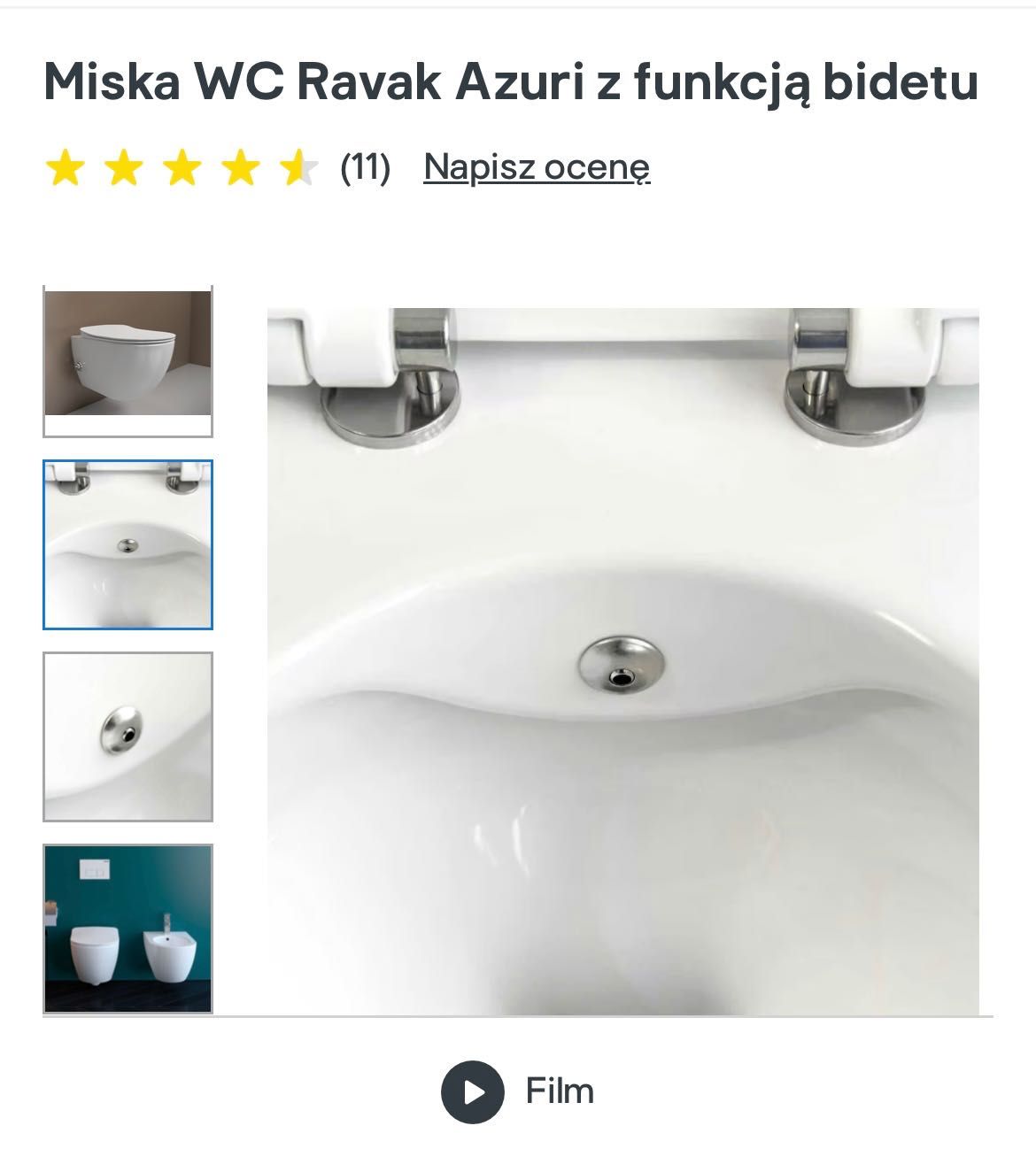 Miska z funkcją bidetu