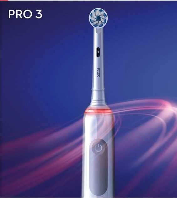 Зубна щітка електрична Braun Oral-B PRO3 3500 white з футляром