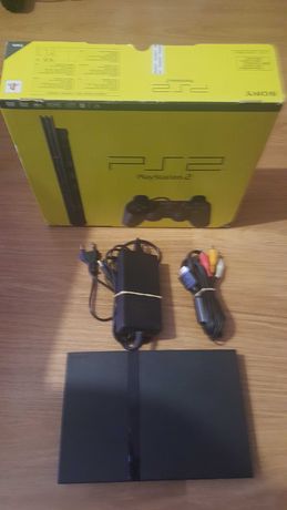 PS 2 - Playstation 2 Slim modelo SPCH-77004 com caixa