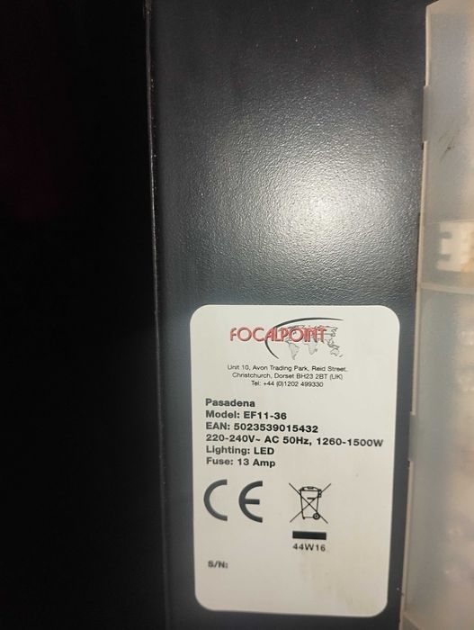 Kominek elektryczny ,,FocalPoint,,
