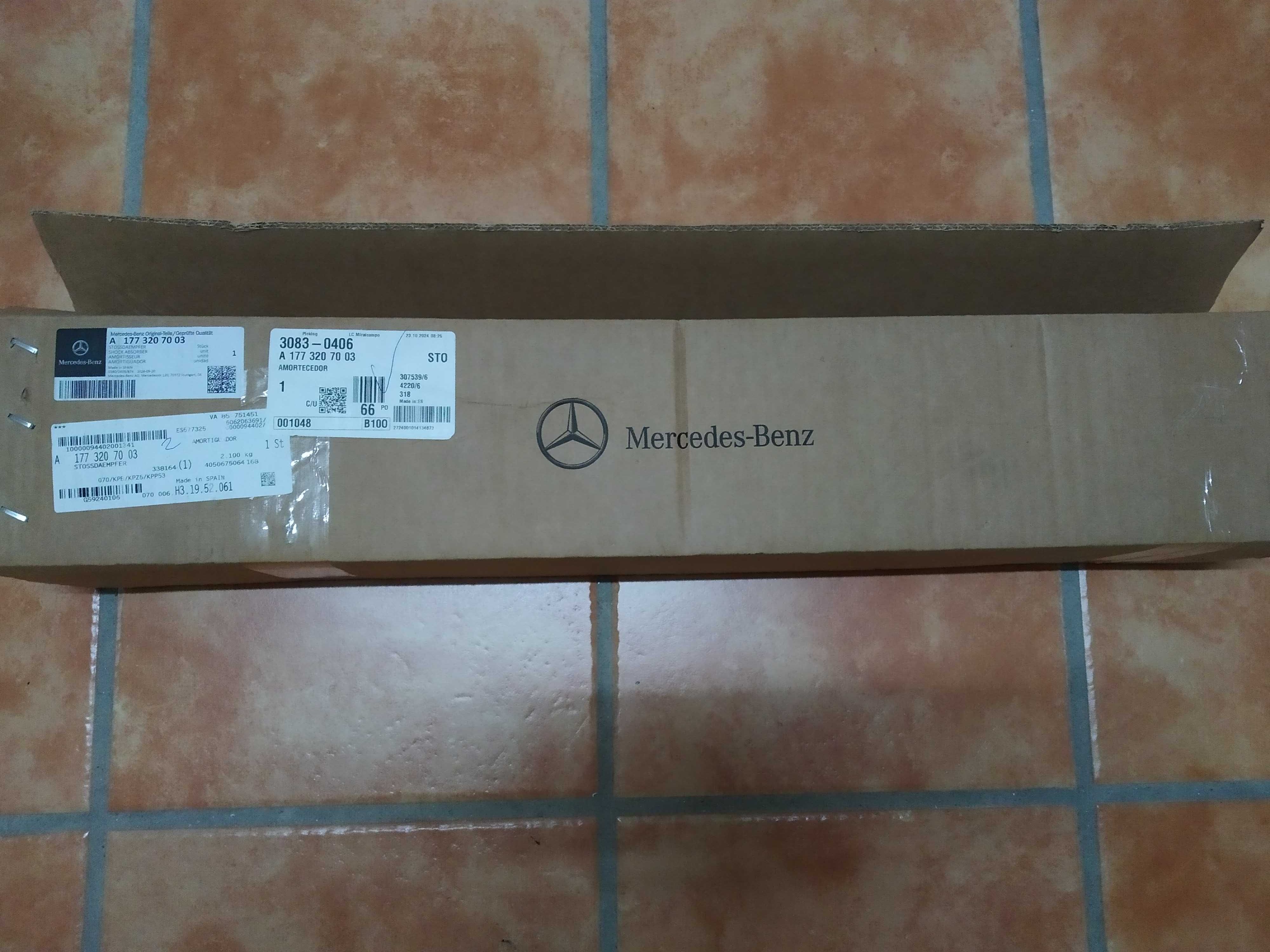 Amortecedor Mercedes W177 ano 2021 class A