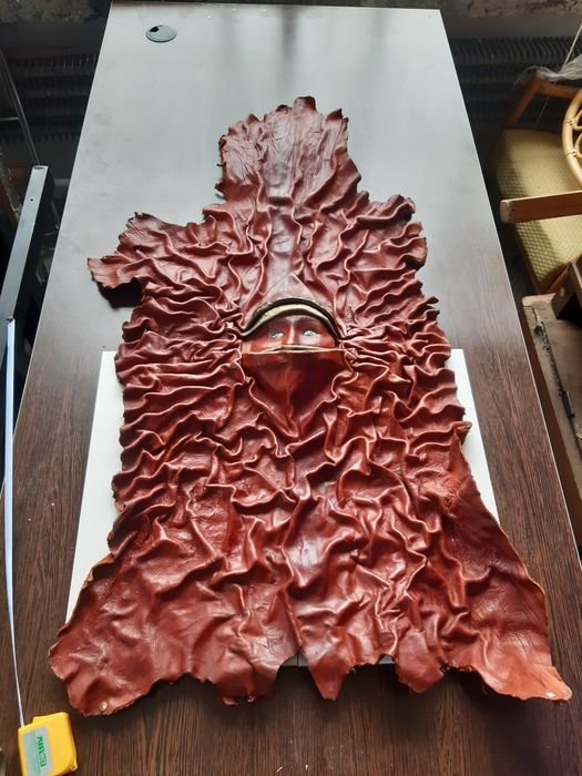 Ozdobna skóra na ścianę