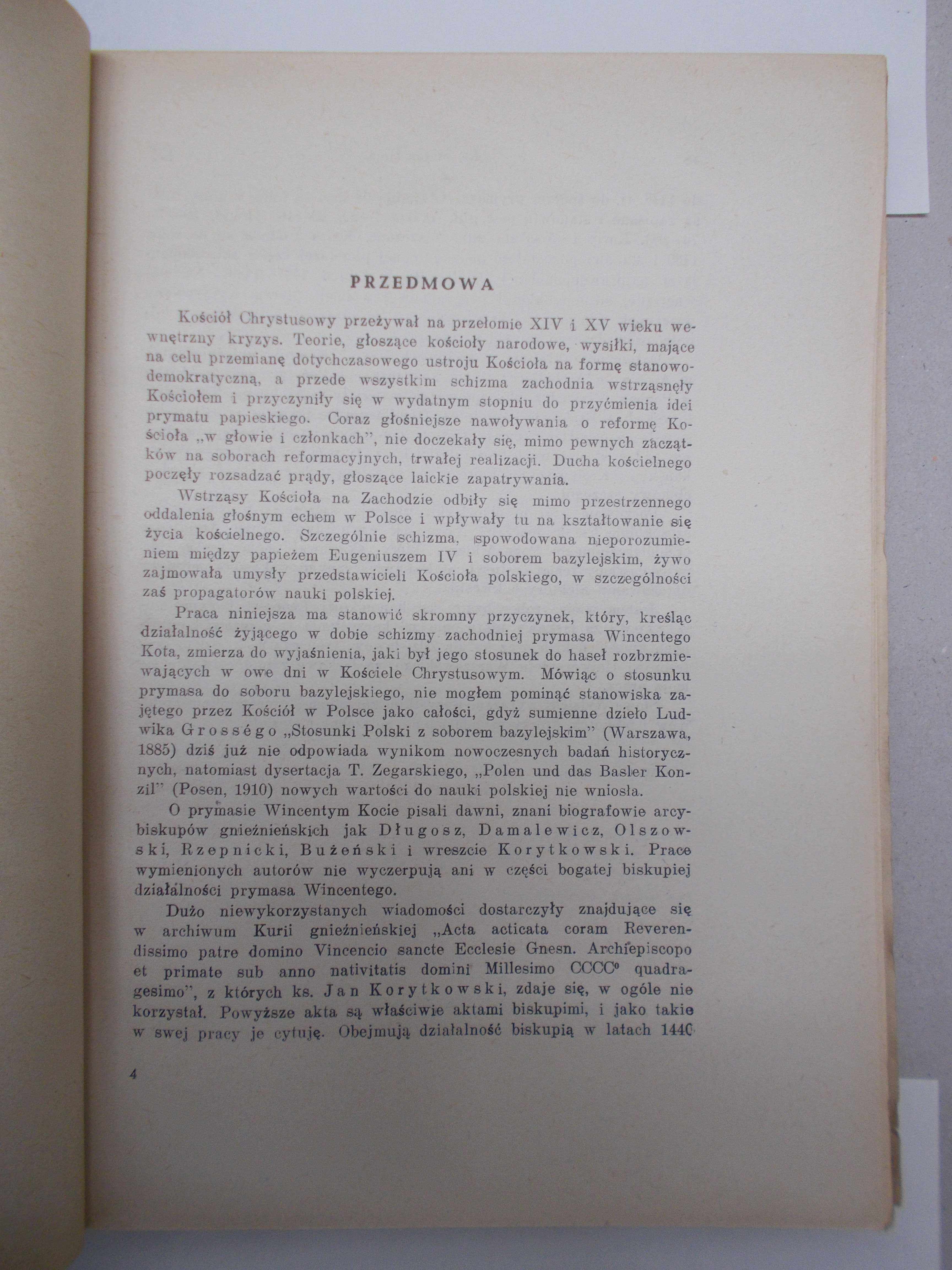 Stefan Hain - Wincenty Kot prymas Polski - wydanie z 1948