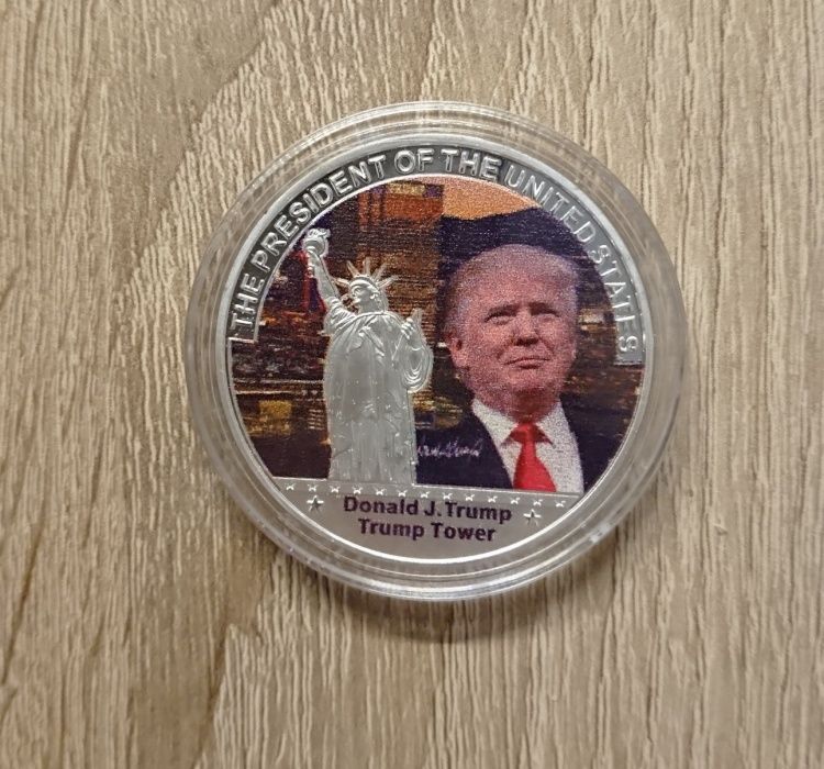 Moneta okolicznościowa - Donald J. Trump - Dla kolekcjonera - NOWA