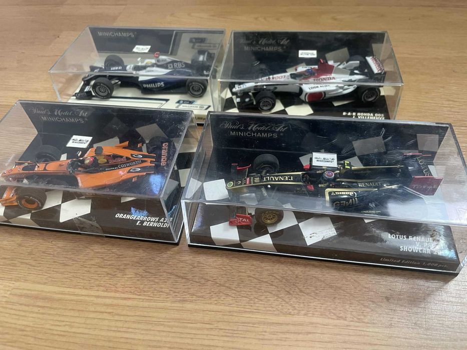 Vendo miniaturas F1 da Minichamps 1/43