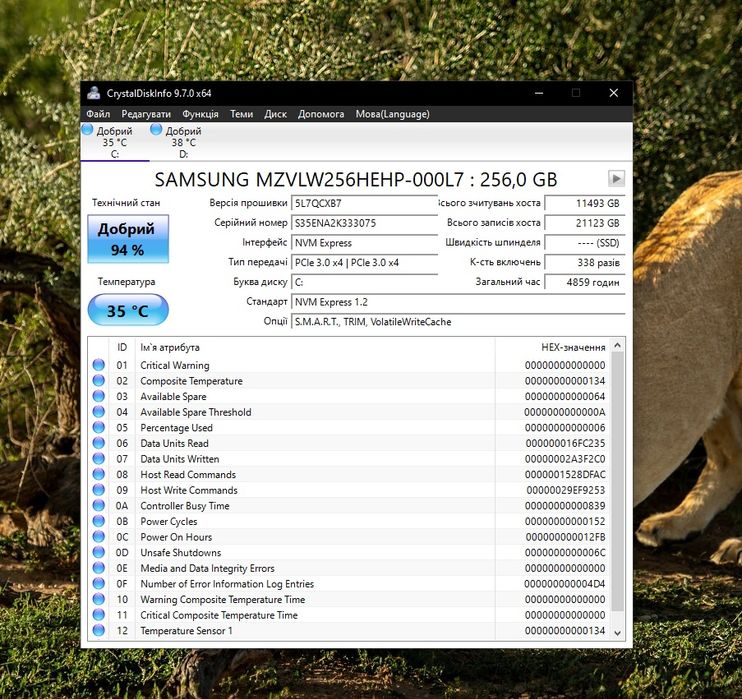 Samsung 256gb SSD M2