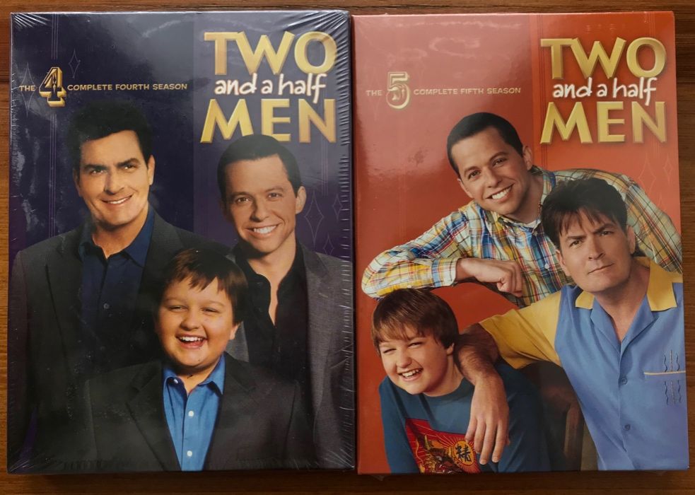 DVD диски Два с Половиной Человека - сериал полнных 5 сезонов на англ