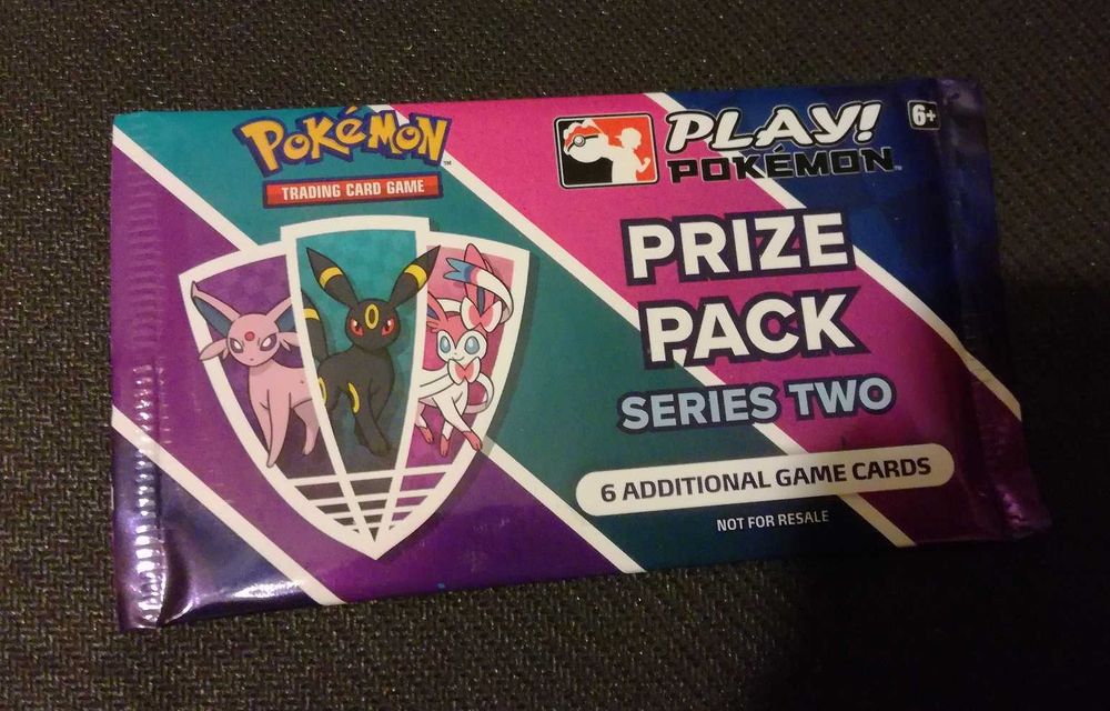 Pokemon TCG - prize pack series two (booster z 6 kartami)