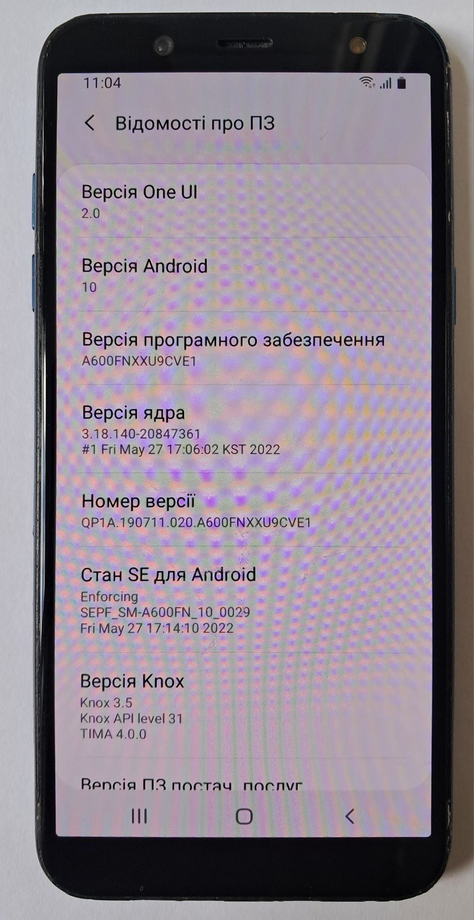 Смартфон Samsung Galaxy A6 SM-A600FN/DS на запчастини