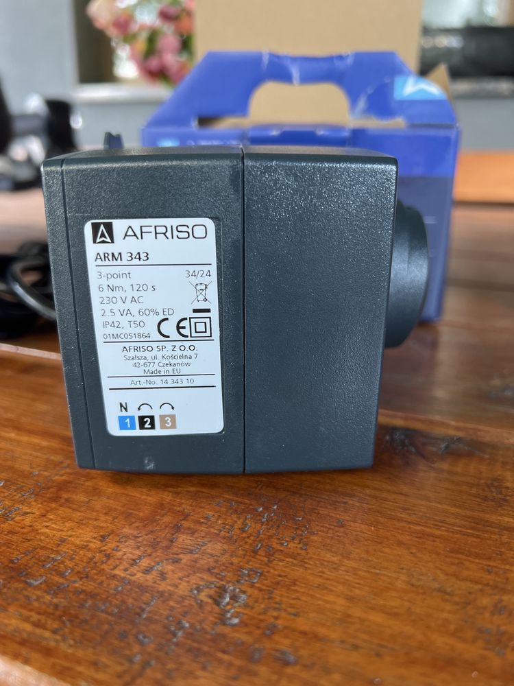 Afriso ARM 343 ProClick – NOWY siłownik 230V, 3-punktowy