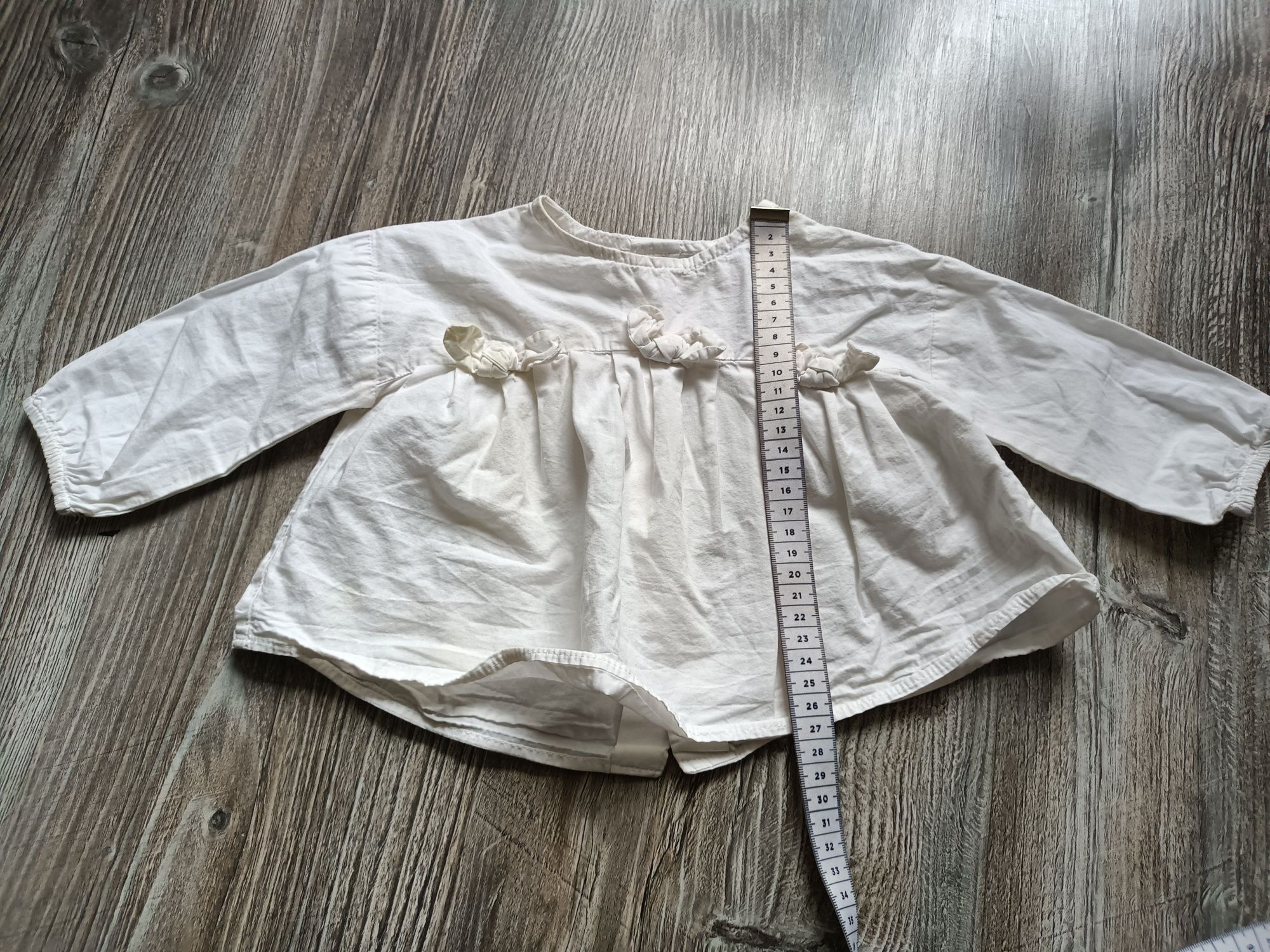 Bluzka dziewczęca Zara Baby rozmiar sukienka 6/9 miesięcy 74