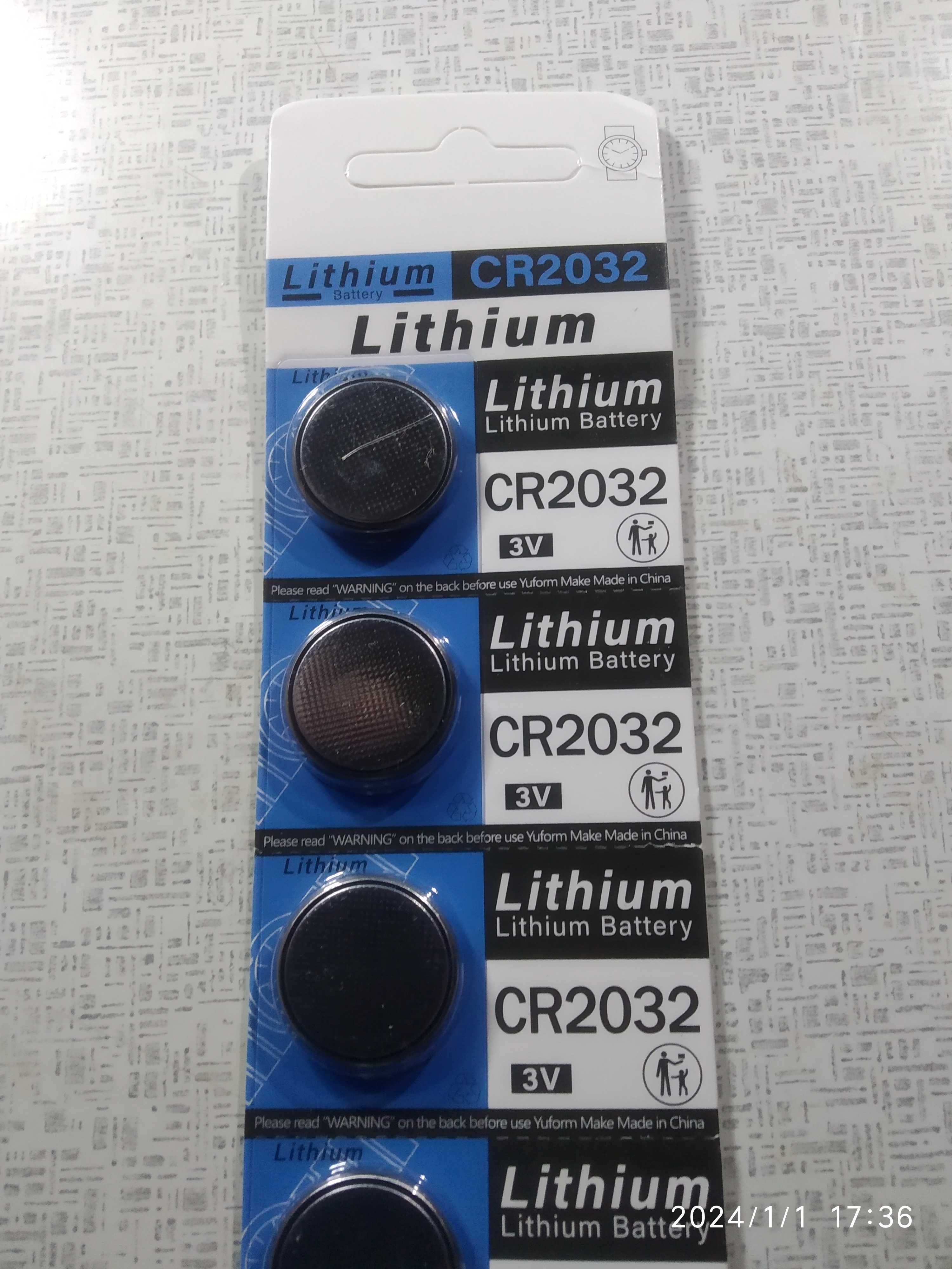 Литий-ионная батарейка AG13,CR2032