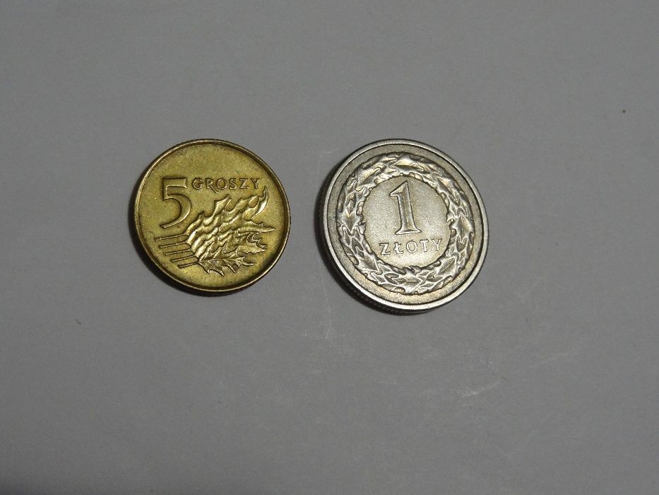 Польша монеты 2 шт.