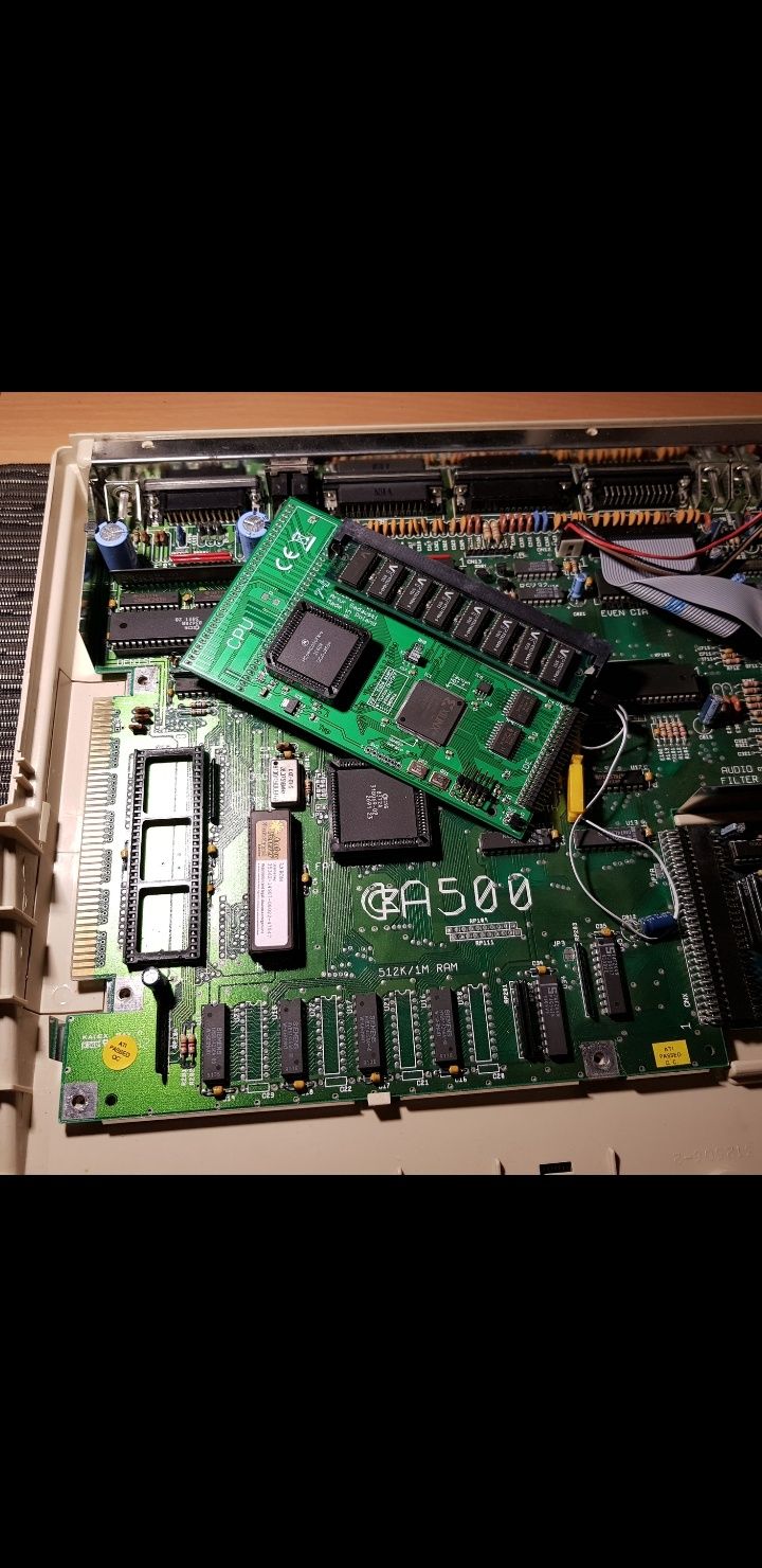 Karta Turbo Wicher 500i + 8MB RAM + 40GB HDD + ROM 3.1 do Amiga 500