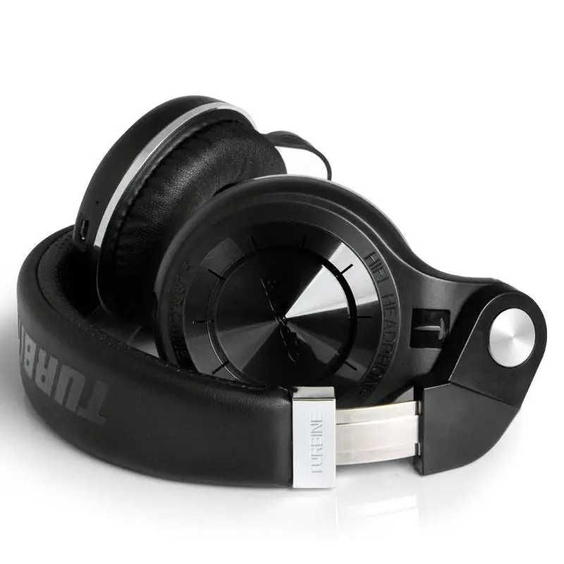 Bluetooth навушники Bluedio T2+ Black безпровідні
