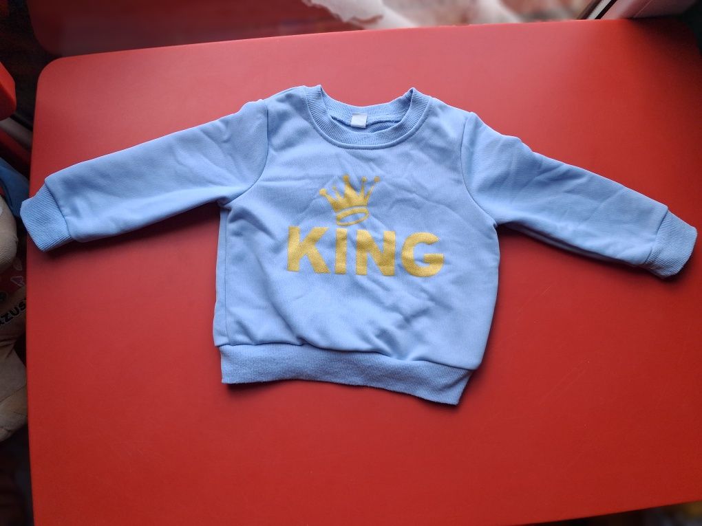 Sprzedam komplecik niebieski KING 80