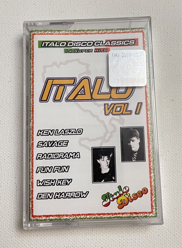 Italo disco vol.1 Savage Radiorama… kaseta audio Snake’s music