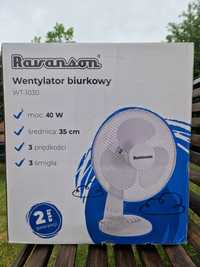 Wentylator biurkowy Ravanson WT-1030 Nowy