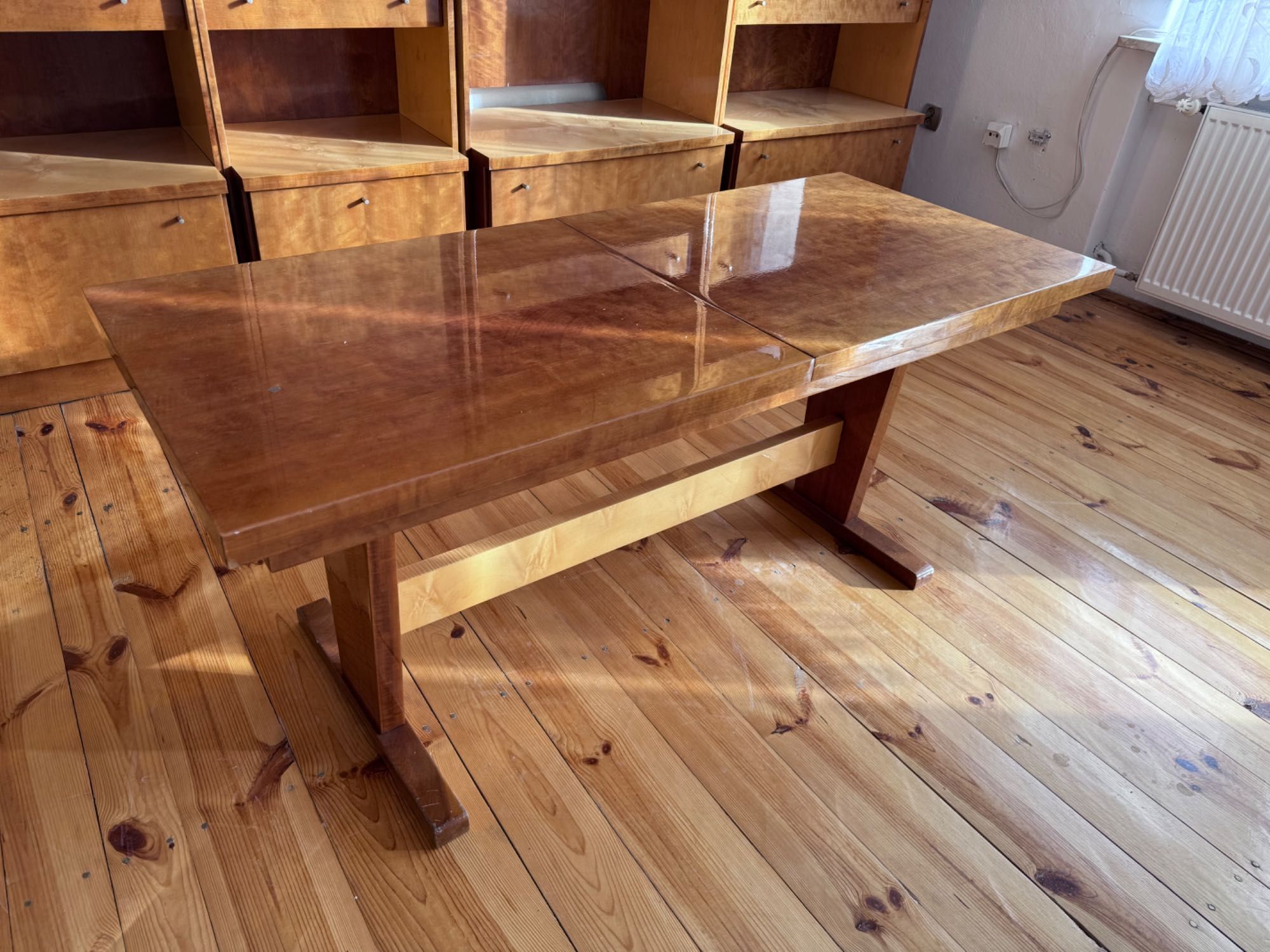 Stół ława drewno PRL