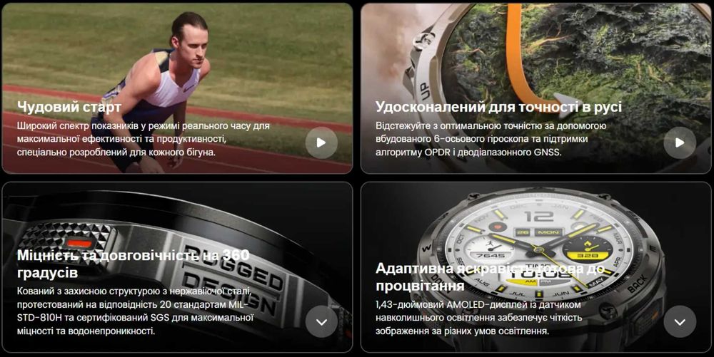 Смарт-годинник тактичний Kospet Tank T4