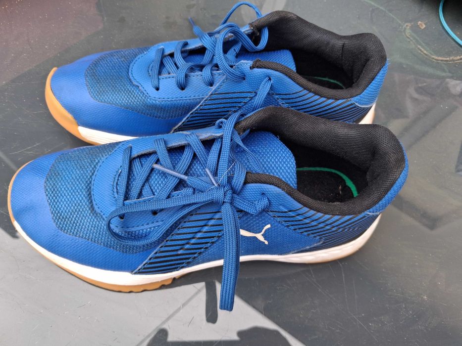 Buty Puma halowe EUR 37 Varion Junior 23 cm niebieskie dla dziecka