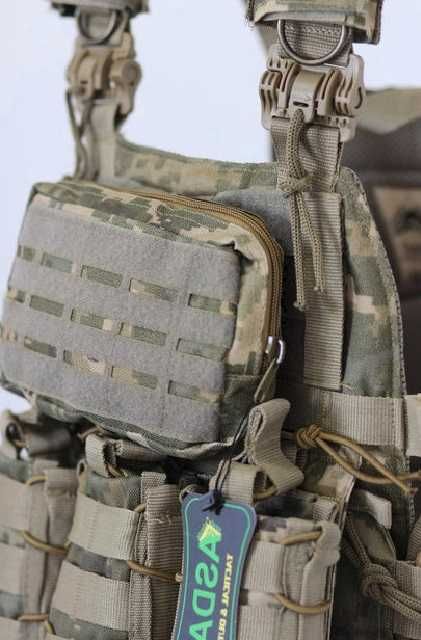 Плитоноска asdag cordura 1000d, регульована, для плит 25x30 см